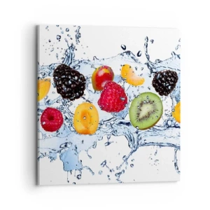 Quadro em tela - Divirta-se connosco - 70x70 cm