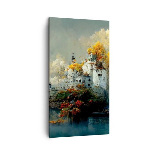 Quadro em tela - O começo de uma história romântica - 45x80 cm