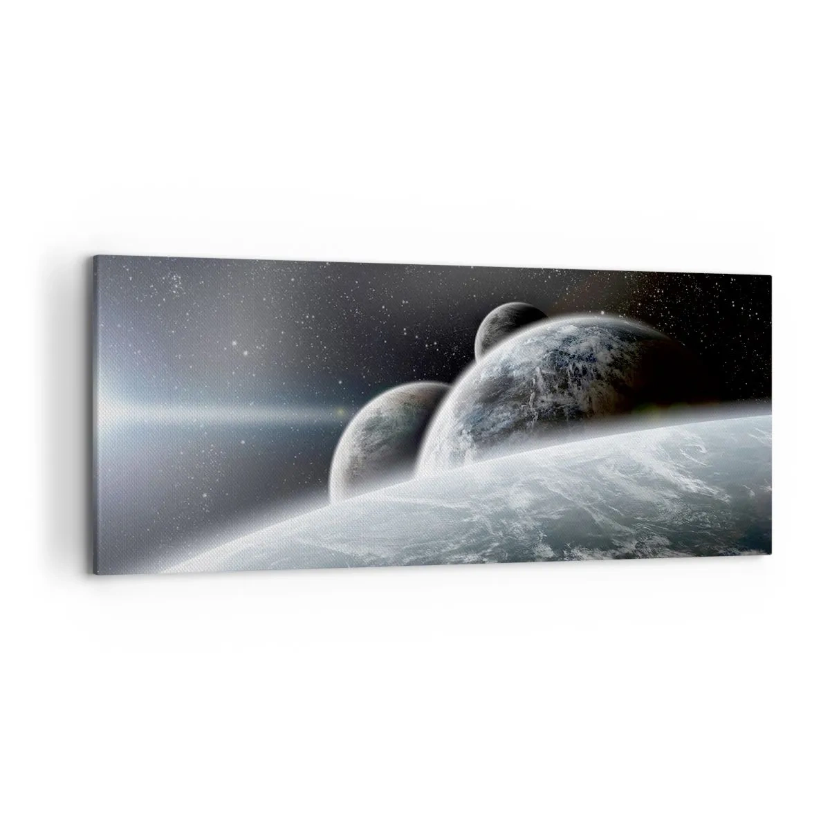 Quadro em tela - Música cósmica das esferas - 120x50 cm