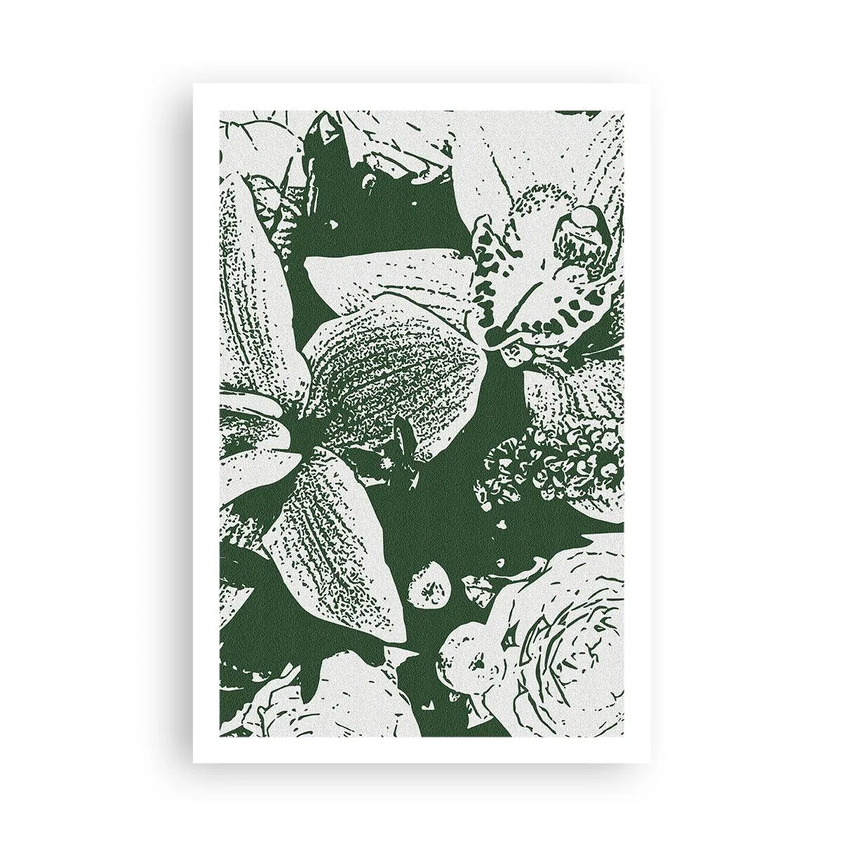 Pôster - Bouquet - o mundo do verde - 61x91 cm