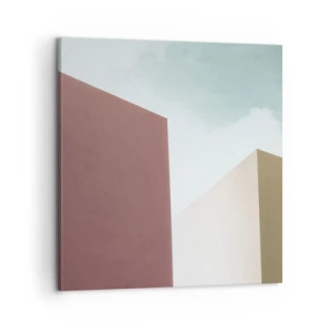 Quadro em tela - A geometria de um verão ensolarado - 60x60 cm