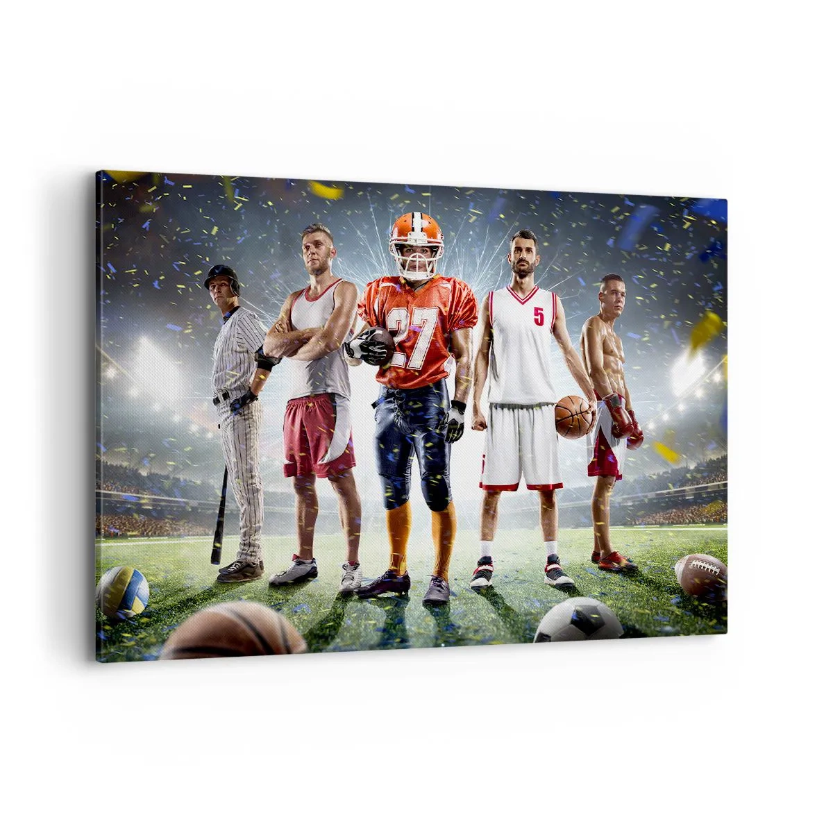 Quadro em tela - Gladiadores dos campos - 100x70 cm
