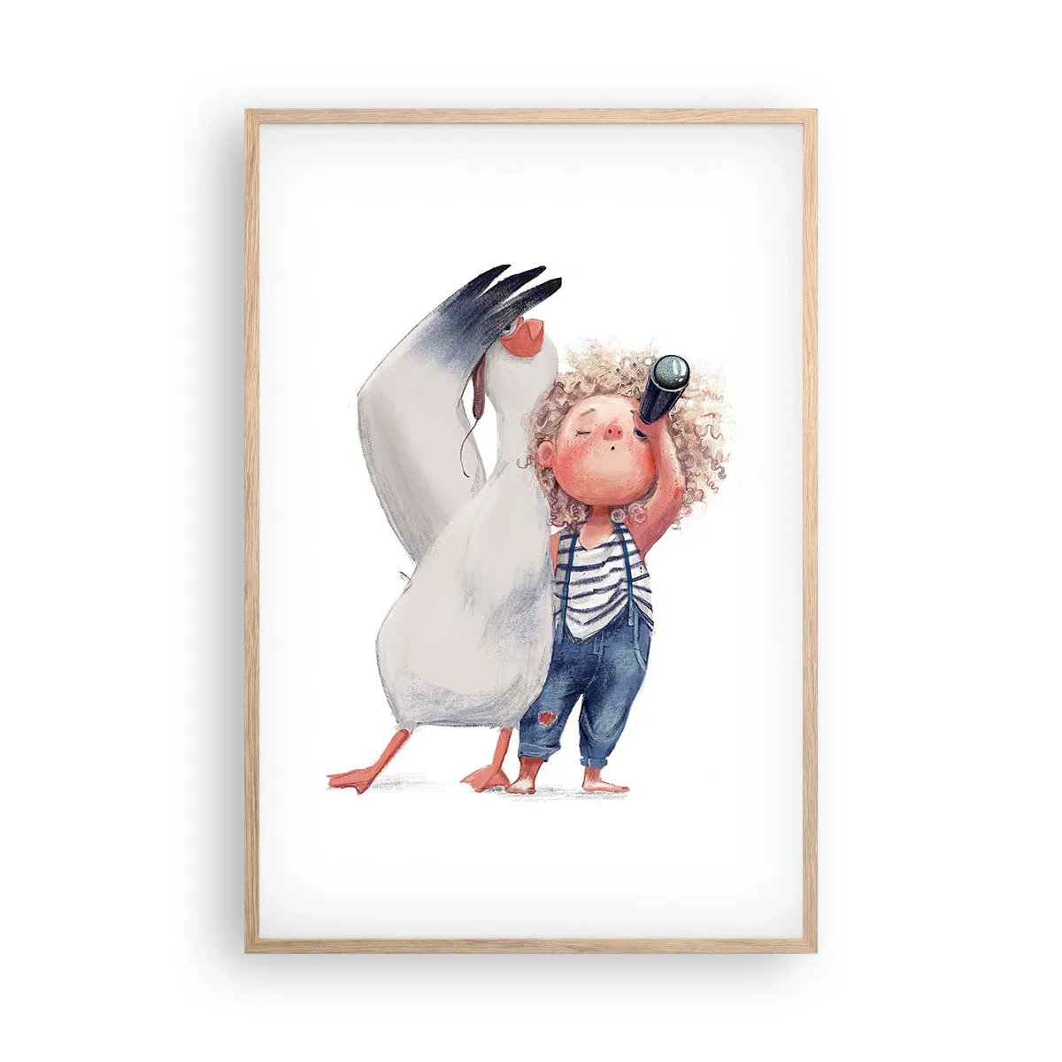 Pôster com moldura de carvalho claro - O itinerário da grande viagem - 61x91 cm