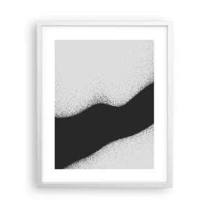 Pôster em moldura branca - Equilíbrio suave - 40x50 cm