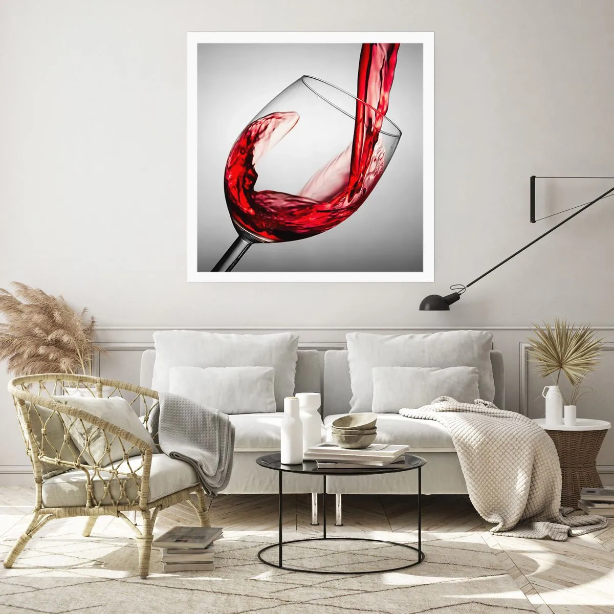 Pôster - Cor - movimento - som - 40x40 cm