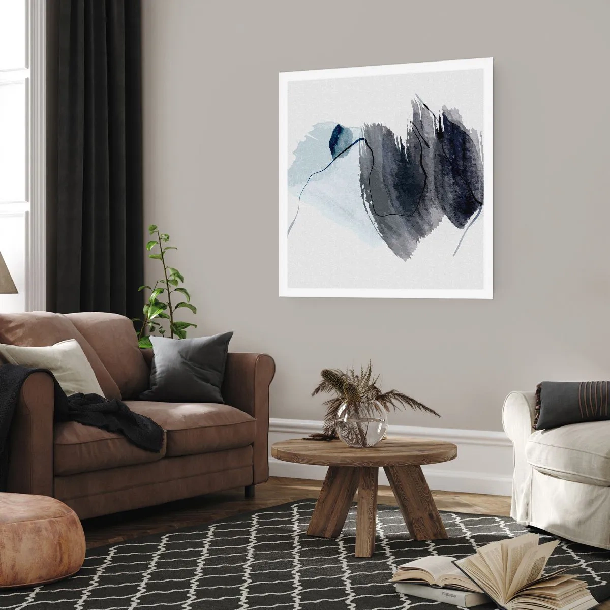 Pôster - Intensidade e movimento - 40x40 cm