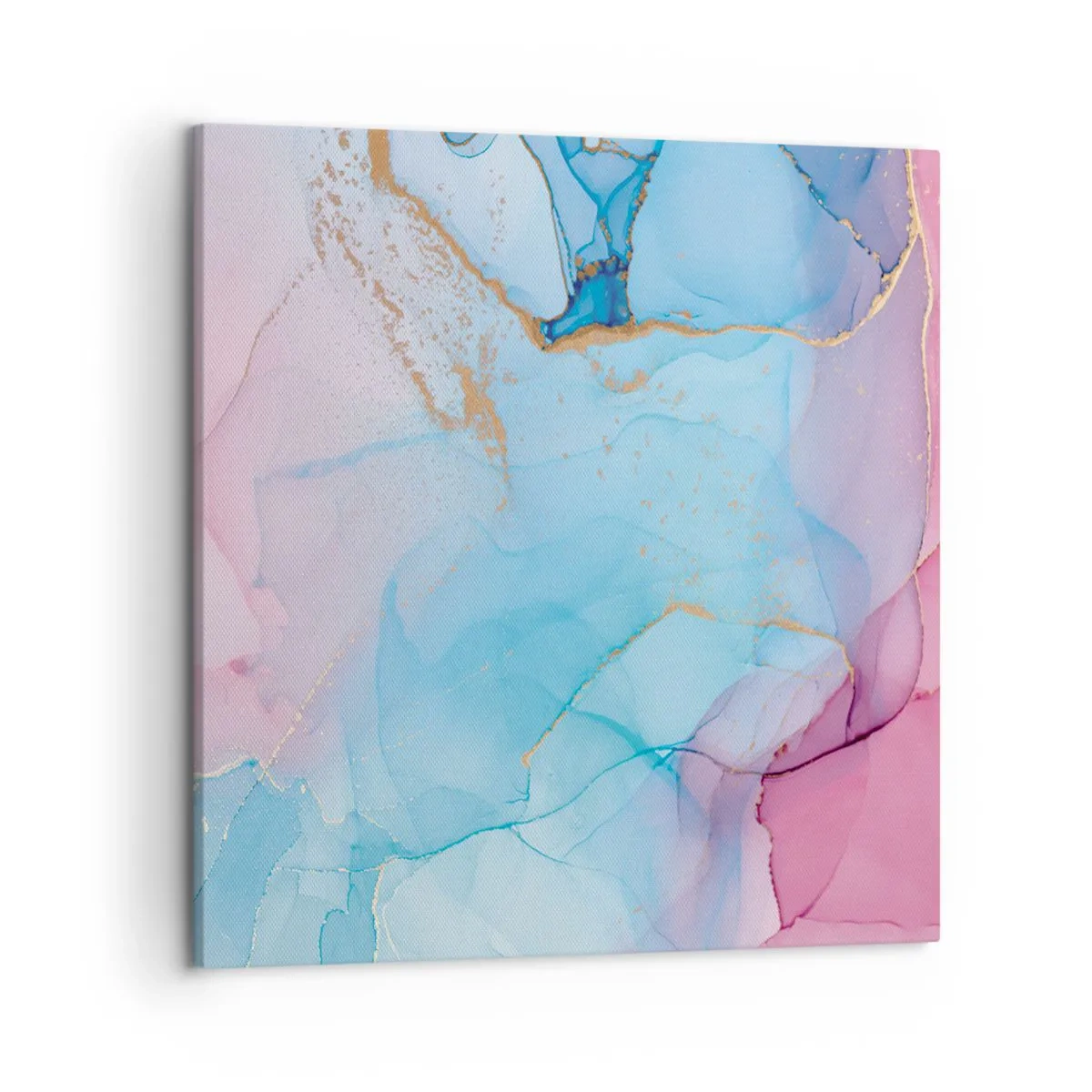 Quadro em tela - Encontro e difusão - 50x50 cm