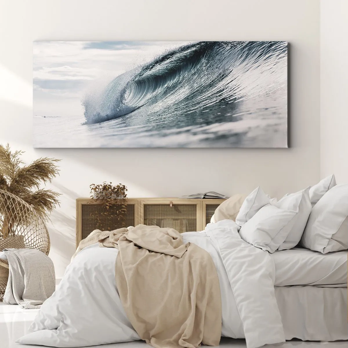 Quadro em tela - Pico de água - 100x40 cm