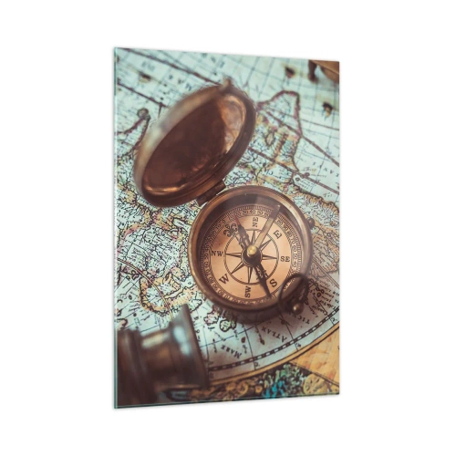 Quadro em vidro - Para o aventureiro - 50x70 cm