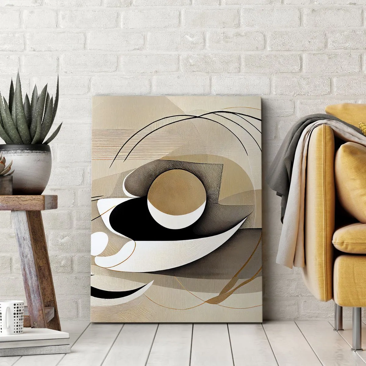 Quadro em tela - Composição: a essência da palavra - 50x70 cm