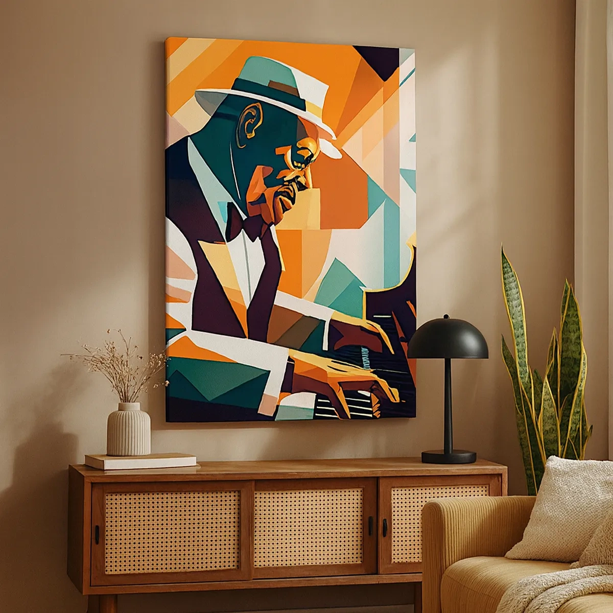 Quadro em tela - Todo aquele jazz - 50x70 cm