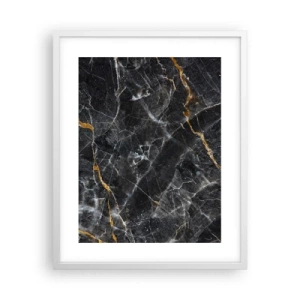 Pôster em moldura branca - A vida interior da pedra - 40x50 cm