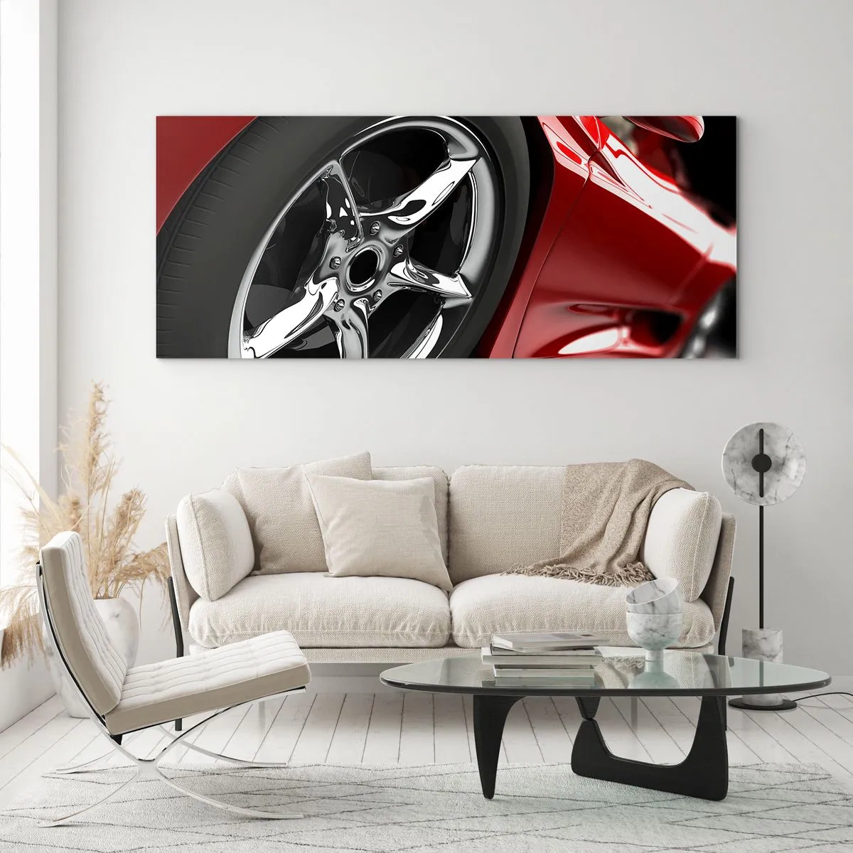 Quadro em vidro - Projetado para a velocidade - 90x30 cm