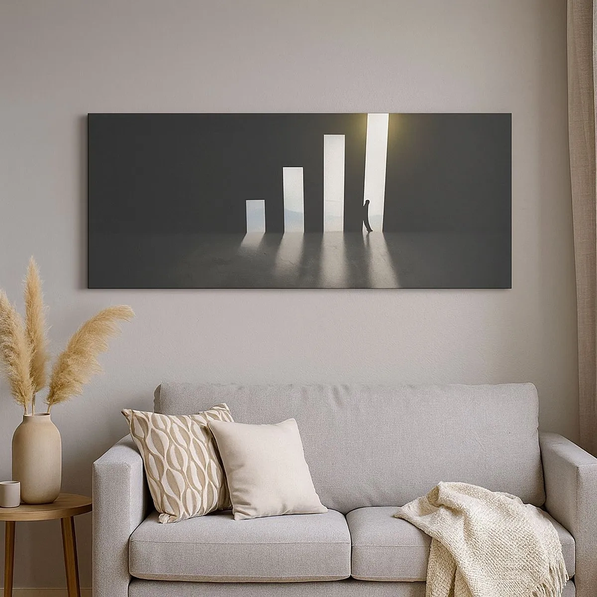 Quadro em tela - Sucesso – impressão - 100x40 cm