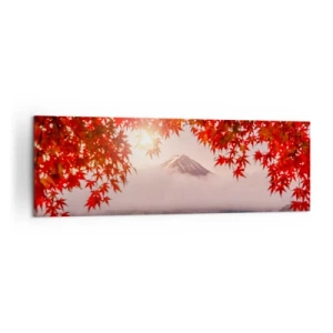 Quadro em tela - No clima japonês - 160x50 cm