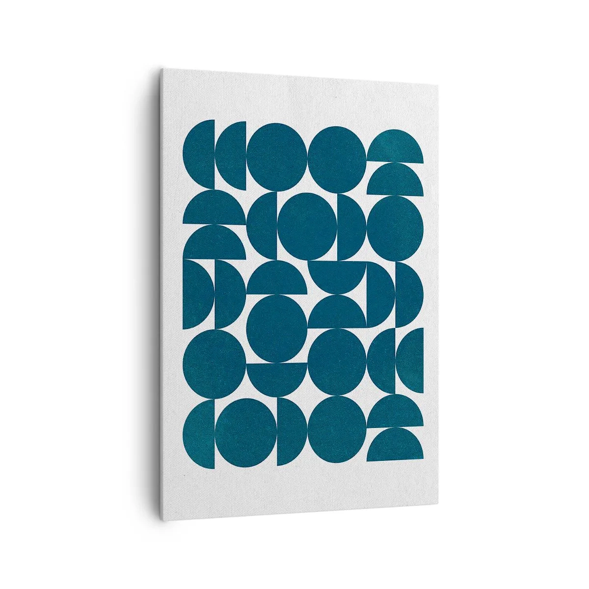 Quadro em tela - Círculos e semicírculos - 70x100 cm