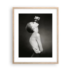 Pôster com moldura de carvalho claro - Elegância excêntrica - 40x50 cm