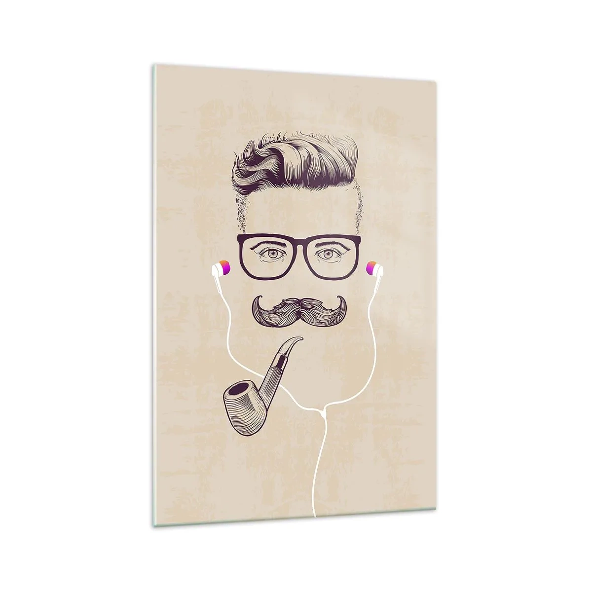 Quadro em vidro - Um homem de verdade? - 70x100 cm