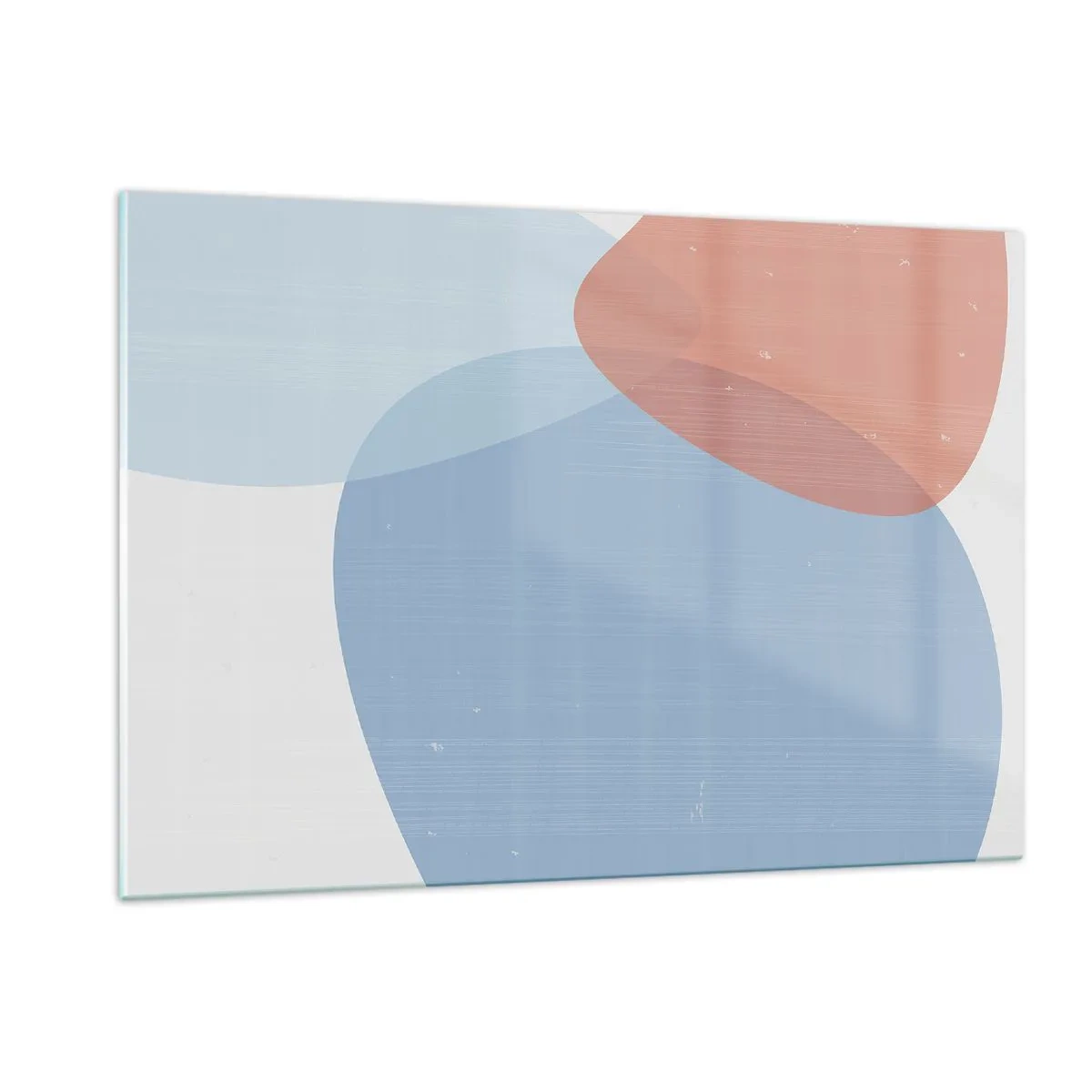 Quadro em vidro - Relacionamentos pastel - 120x80 cm