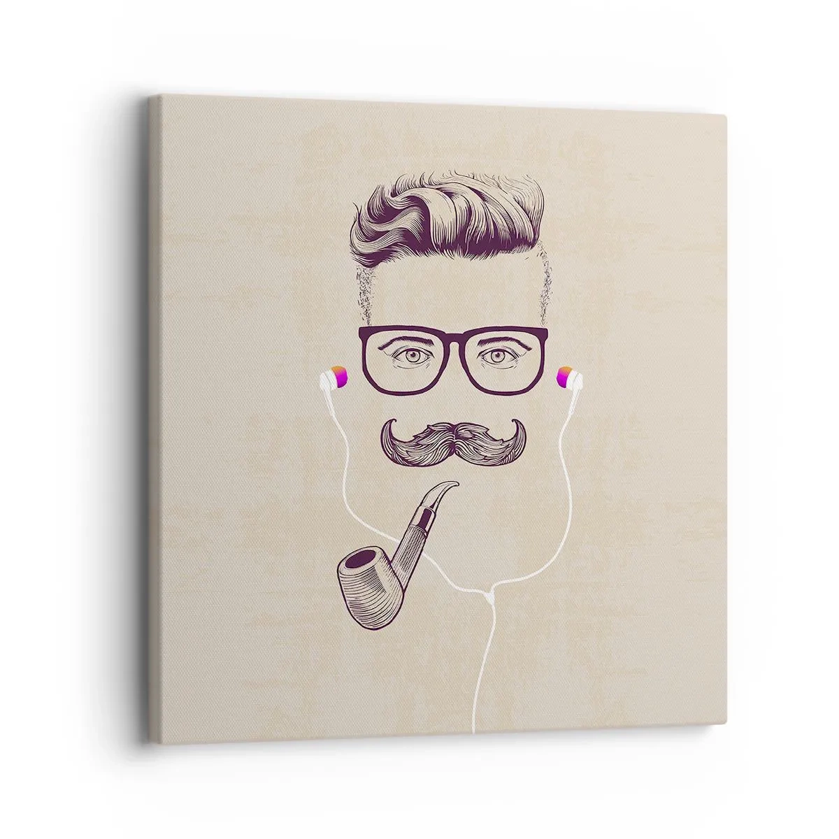 Quadro em tela - Um homem de verdade? - 30x30 cm