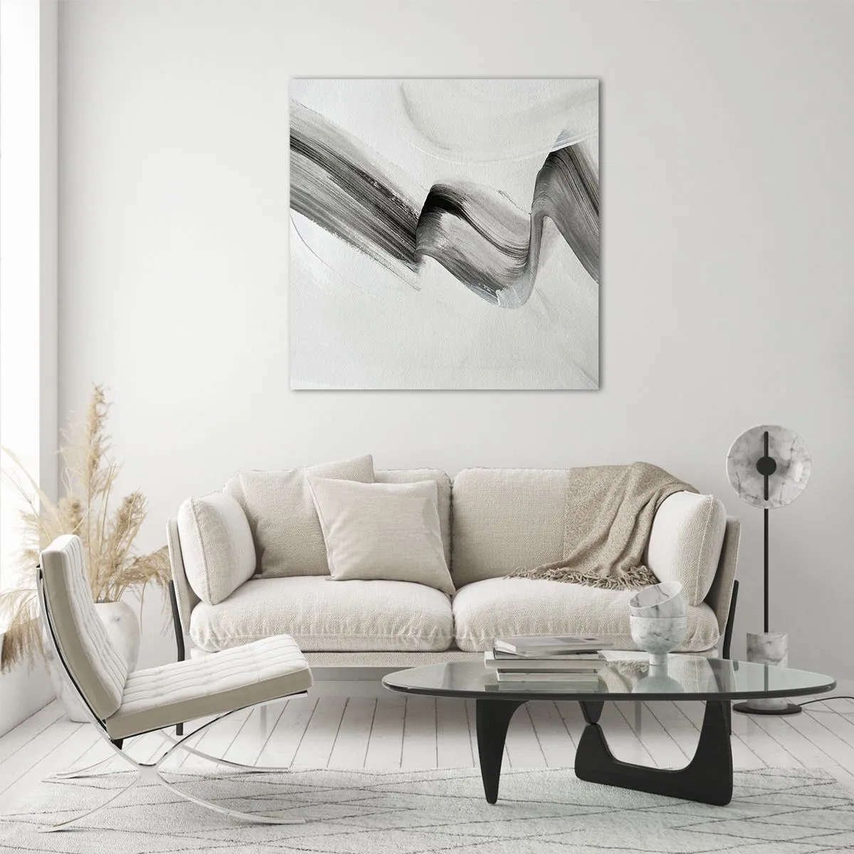 Quadro em vidro - Casualmente para se divertir - 50x50 cm