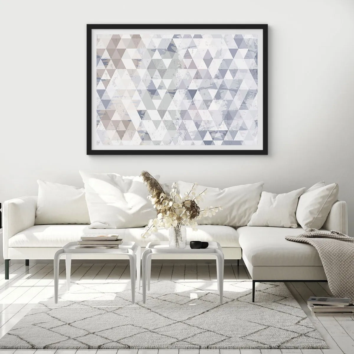 Pôster com moldura preta - Em ritmo para três - 91x61 cm
