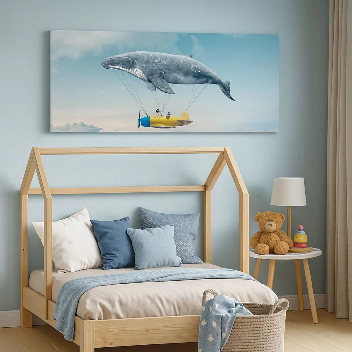 Quadro em tela - Por que não? - 100x40 cm