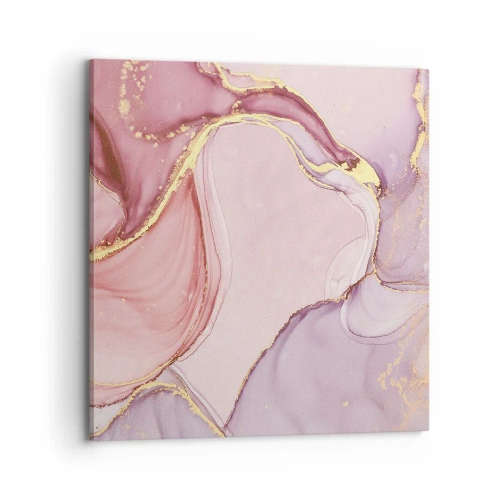 Quadro em tela - Carícia das cores - 70x70 cm