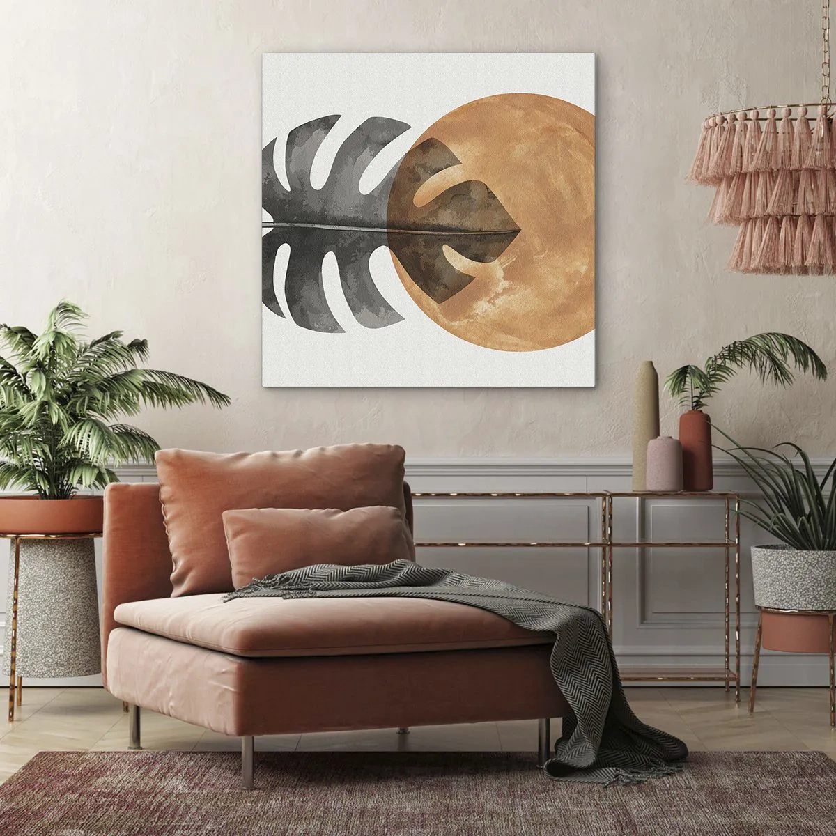 Quadro em tela - Sempre o sol - 30x30 cm