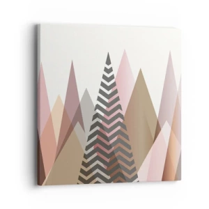 Quadro em tela - Vista piramidal - 40x40 cm