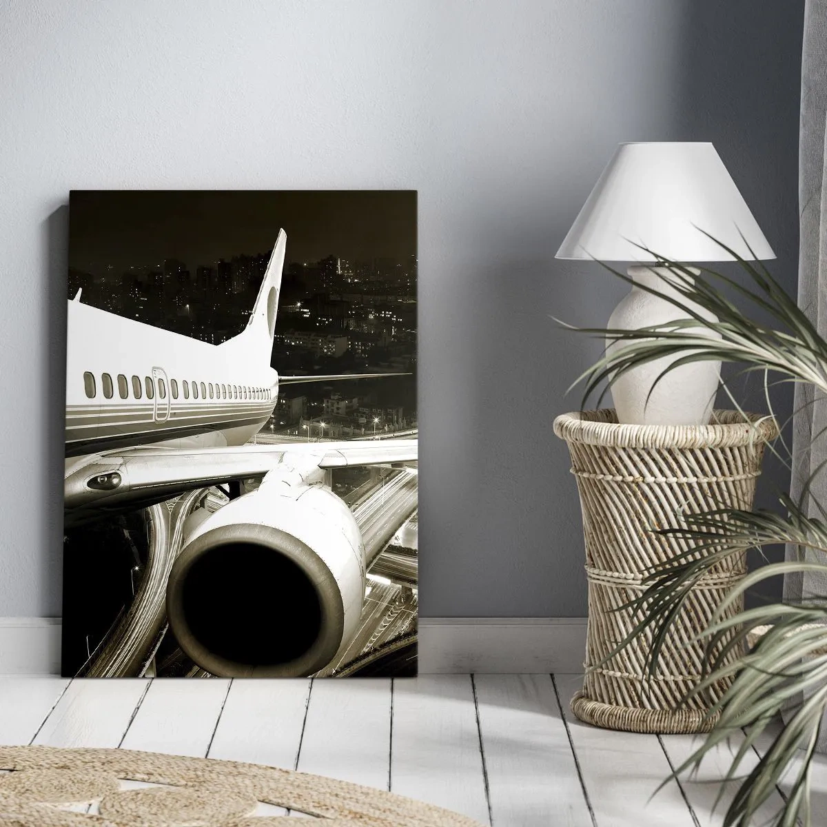 Quadro em tela - Voar para a noite - 50x70 cm