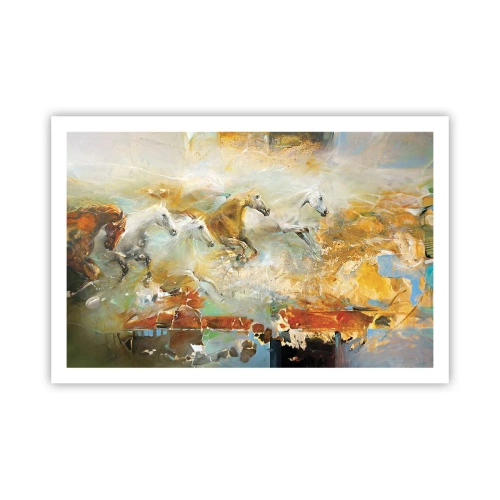 Pôster - A galope através da luz - 91x61 cm