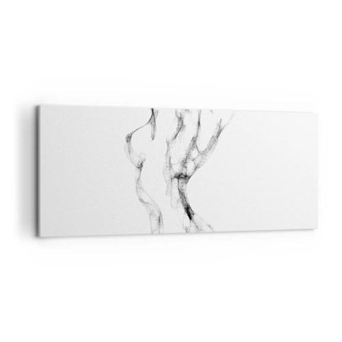 Quadro em tela - Bonita e forte - 100x40 cm