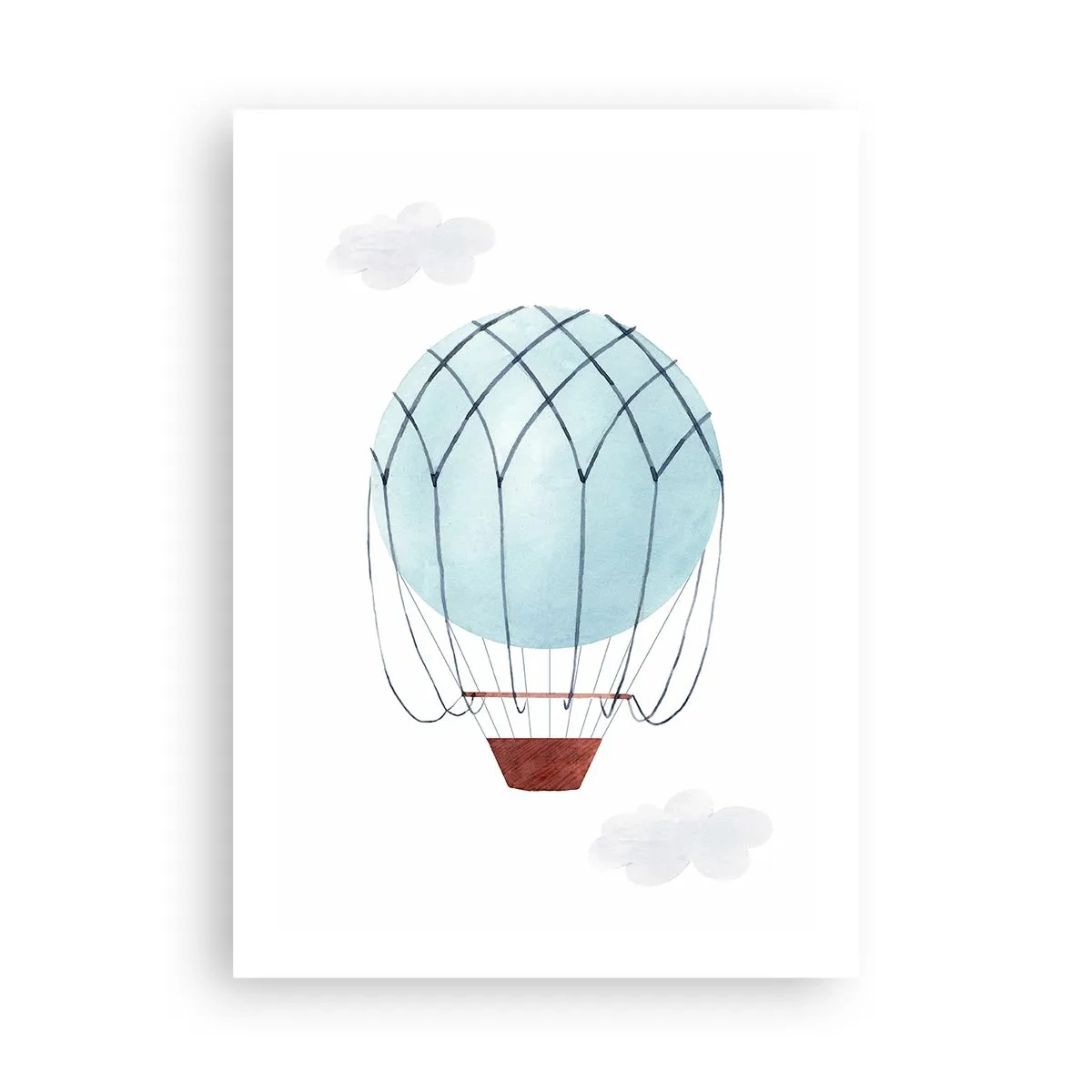Pôster - Tudo nas nuvens - 50x70 cm