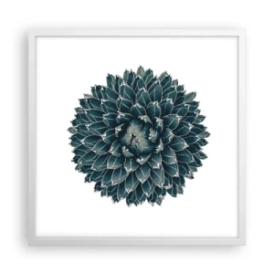 Pôster em moldura branca - Estrela do Deserto - 50x50 cm