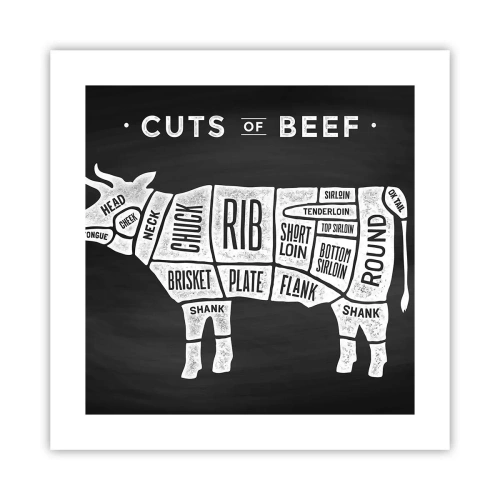 Pôster - Cartilha do talhante - 40x40 cm