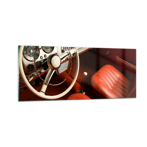Quadro em vidro - Luxo vintage - 100x40 cm