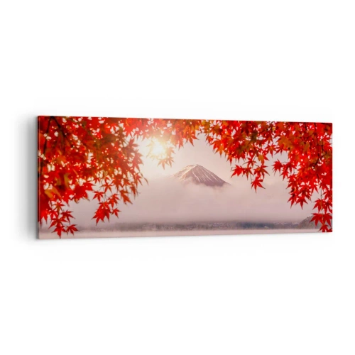 Quadro em tela - No clima japonês - 140x50 cm