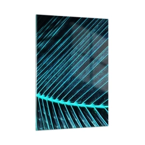 Quadro em vidro - Textura verde - 50x70 cm