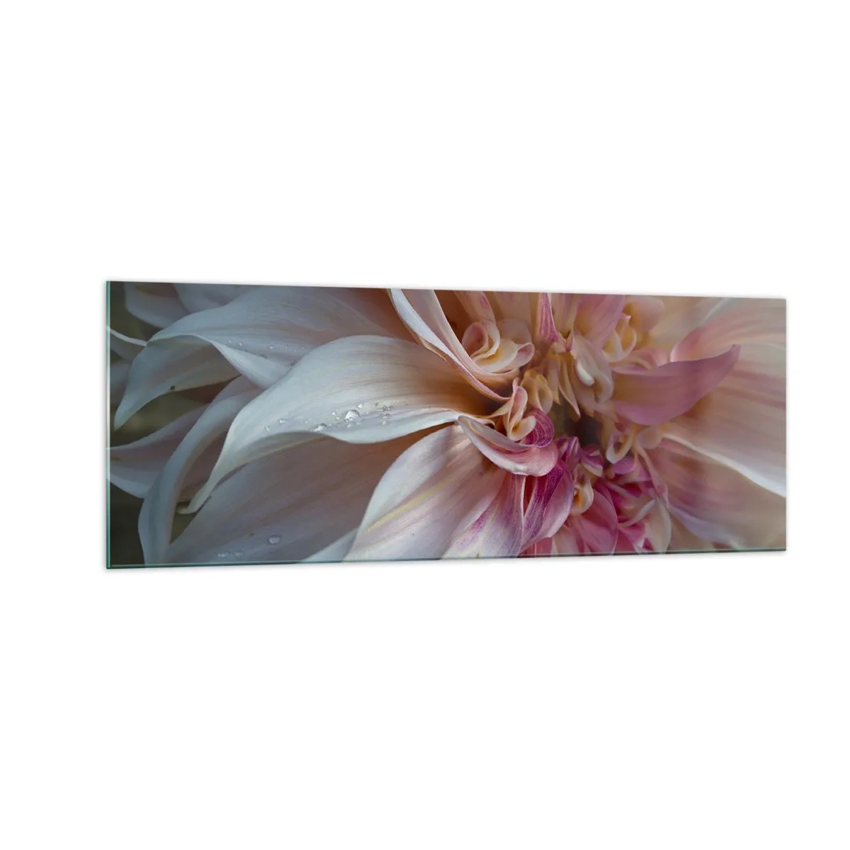 Quadro em vidro - Frescor florescente - 140x50 cm