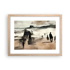 Pôster com moldura de carvalho claro - Convocados - 40x30 cm