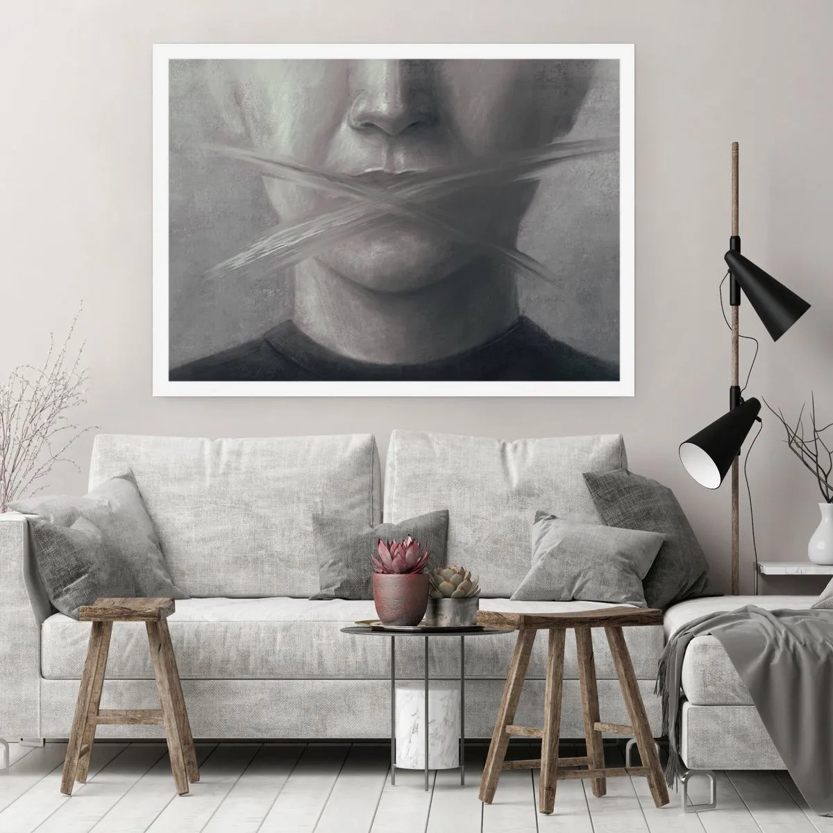 Pôster - Nem uma palavra - 100x70 cm