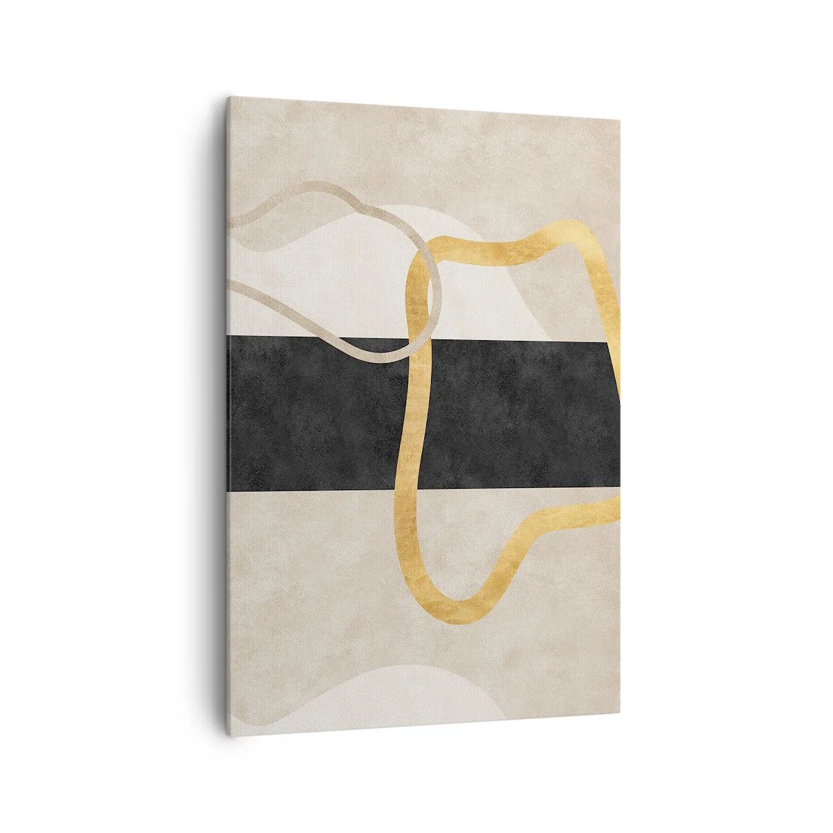 Quadro em tela - Formas em loop - 70x100 cm