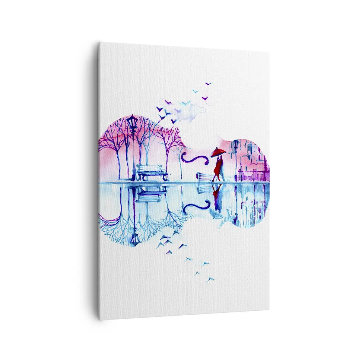 Quadro em tela - Trago-vos cânticos de chuva - 70x100 cm