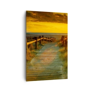 Quadro em tela - Banhado em ouro antigo - 80x120 cm