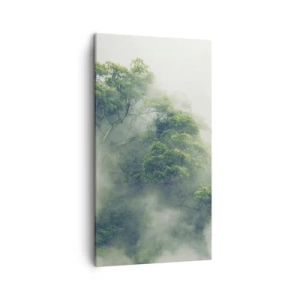 Quadro em tela - Envolto em neblina - 45x80 cm