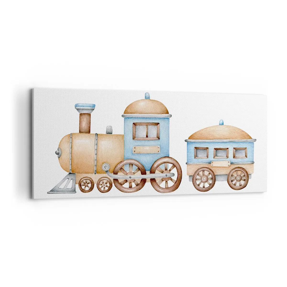 Quadro em tela - Parado na estação... - 100x40 cm