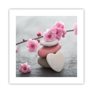 Pôster - Flor de cerejeira - 40x40 cm