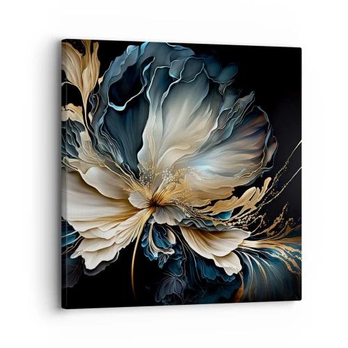 Quadro em tela - Flor de samambaia de conto de fadas - 30x30 cm