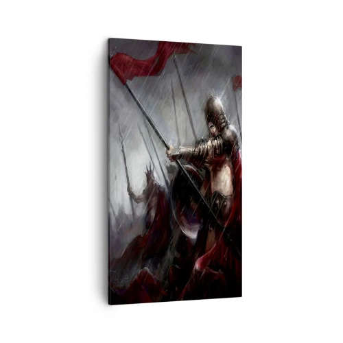 Quadro em tela - Viajante, vá e diga a Esparta... - 45x80 cm